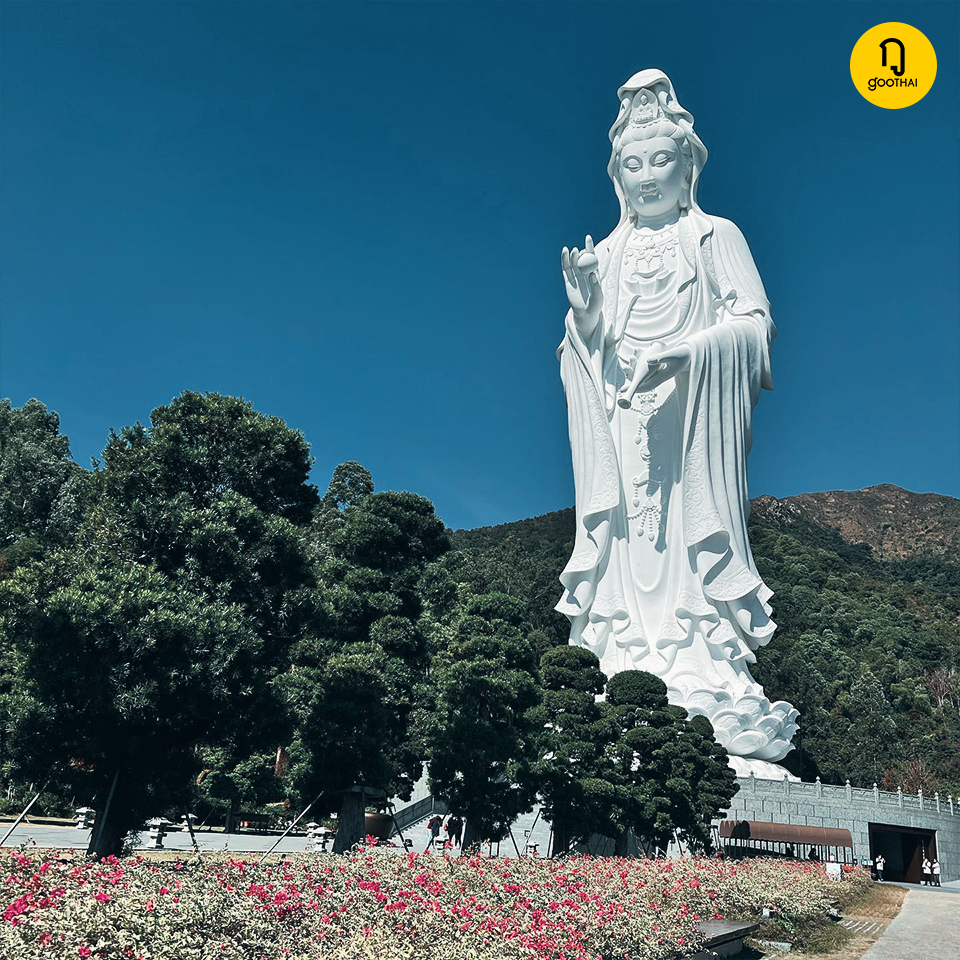 สักการะเจ้าแม่กวนอิมองค์ใหญ่ที่ วัดซีซ่าน 慈山寺 Tsz Shan Monastery