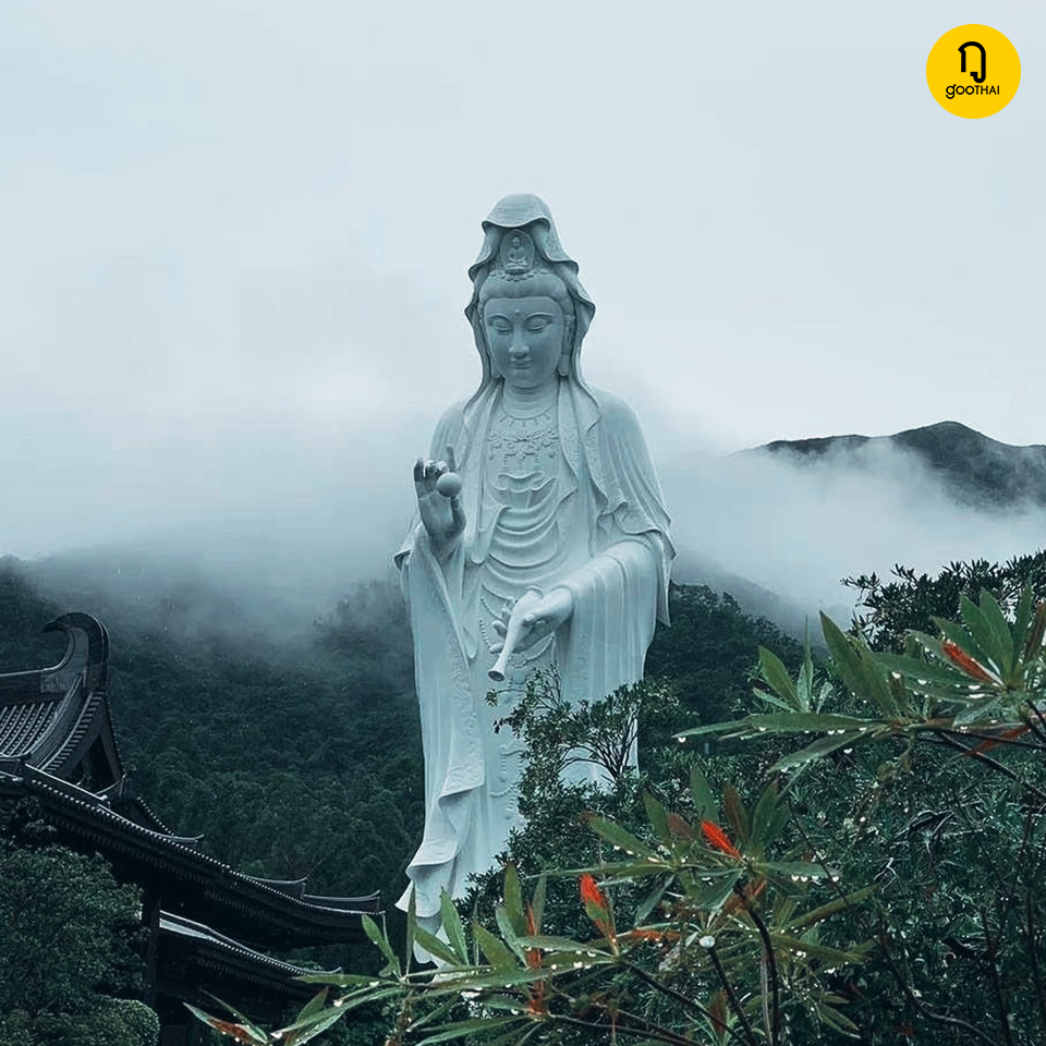 สักการะเจ้าแม่กวนอิมองค์ใหญ่ที่ วัดซีซ่าน 慈山寺 Tsz Shan Monastery