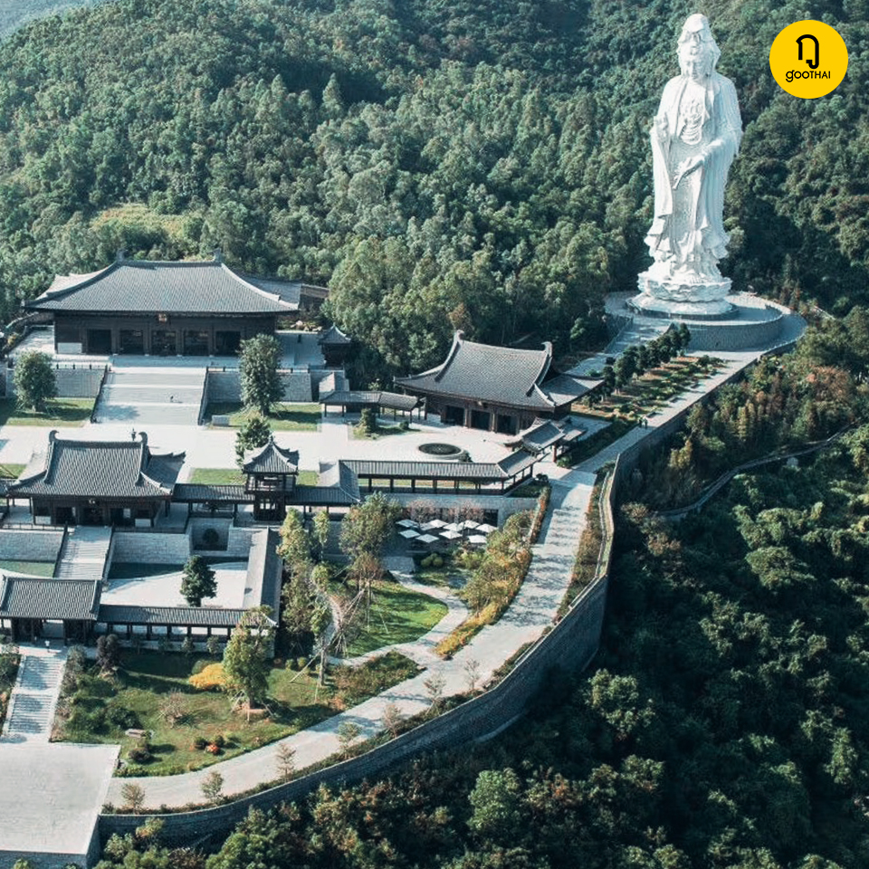 สักการะเจ้าแม่กวนอิมองค์ใหญ่ที่ วัดซีซ่าน 慈山寺 Tsz Shan Monastery