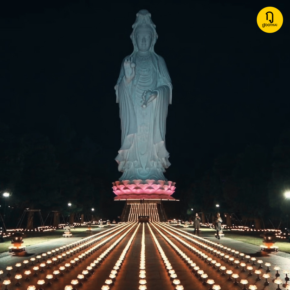 สักการะเจ้าแม่กวนอิมองค์ใหญ่ที่ วัดซีซ่าน 慈山寺 Tsz Shan Monastery