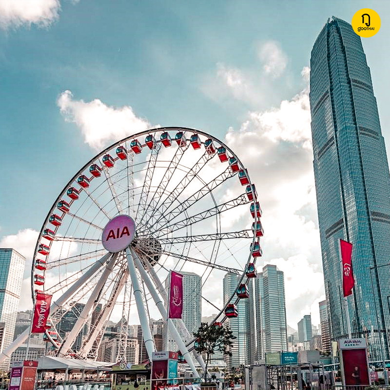 ชมวิวเมืองฮ่องกงแบบ 360 องศา บนชิงช้าสวรรค์ยักษ์ 香港摩天輪 Hong Kong Observation Wheel