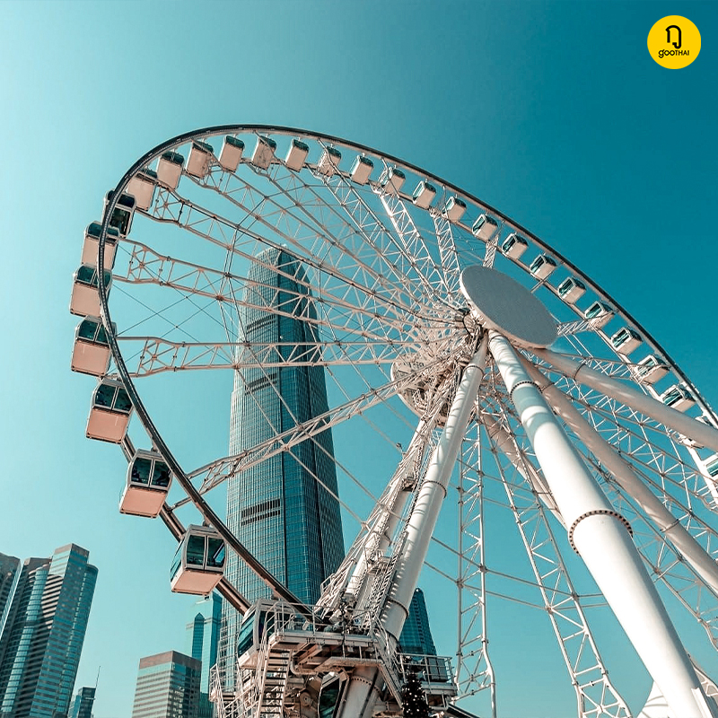 ชมวิวเมืองฮ่องกงแบบ 360 องศา บนชิงช้าสวรรค์ยักษ์ 香港摩天輪 Hong Kong Observation Wheel