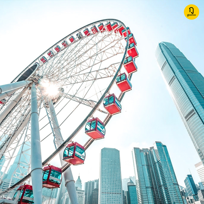 ชมวิวเมืองฮ่องกงแบบ 360 องศา บนชิงช้าสวรรค์ยักษ์ 香港摩天輪 Hong Kong Observation Wheel