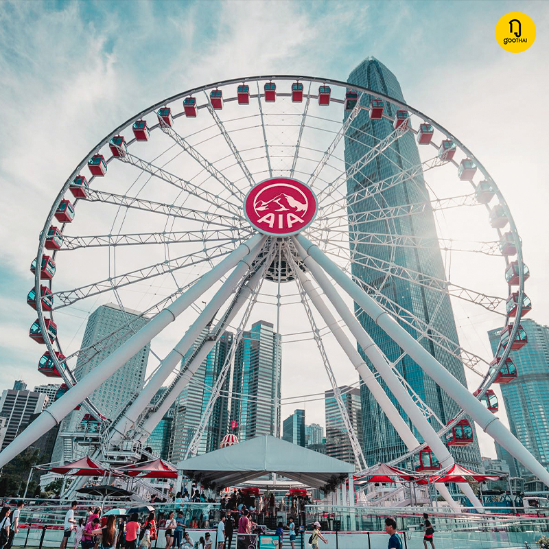 ชมวิวเมืองฮ่องกงแบบ 360 องศา บนชิงช้าสวรรค์ยักษ์ 香港摩天輪 Hong Kong Observation Wheel