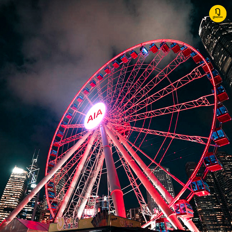 ชมวิวเมืองฮ่องกงแบบ 360 องศา บนชิงช้าสวรรค์ยักษ์ 香港摩天輪 Hong Kong Observation Wheel