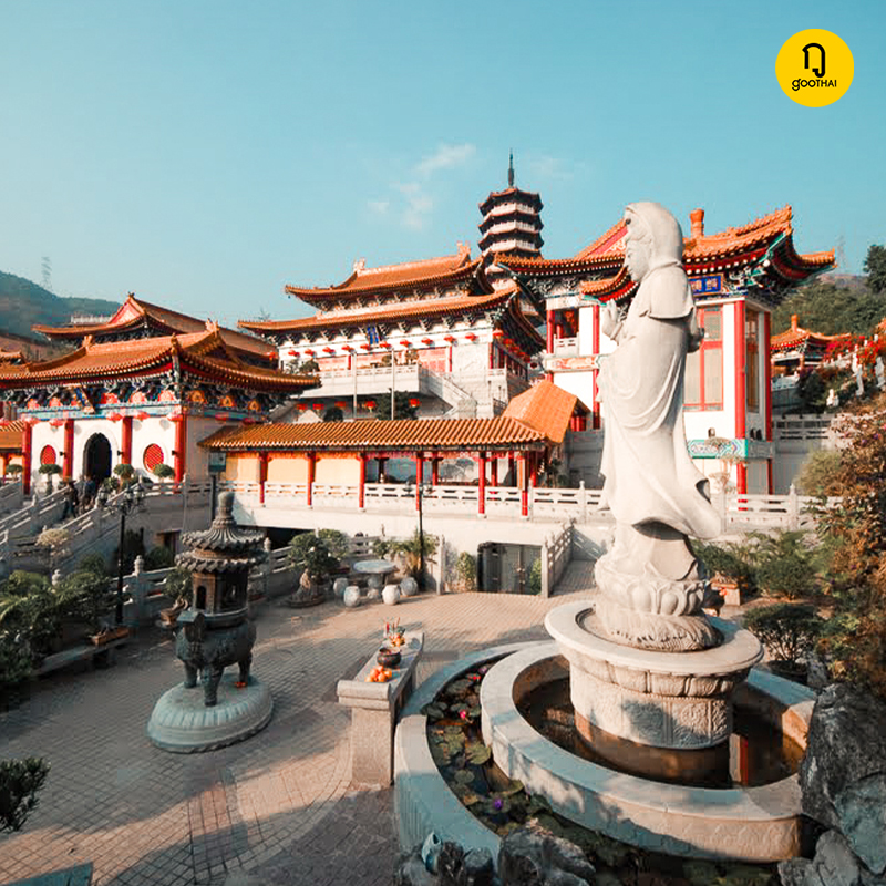 西方寺 สำนักสงฆ์ตะวันตก Western Monastery วัดพุทธที่ยิ่งใหญ่ในย่าน Tsuen Wan